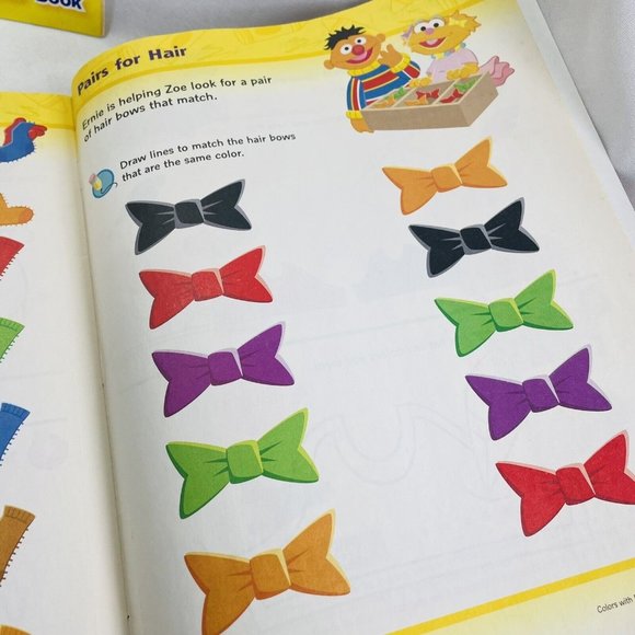 Pre-1st Grade Learning Books Shapes Colors Math Children Eduction Ready - Picture 7 of 10